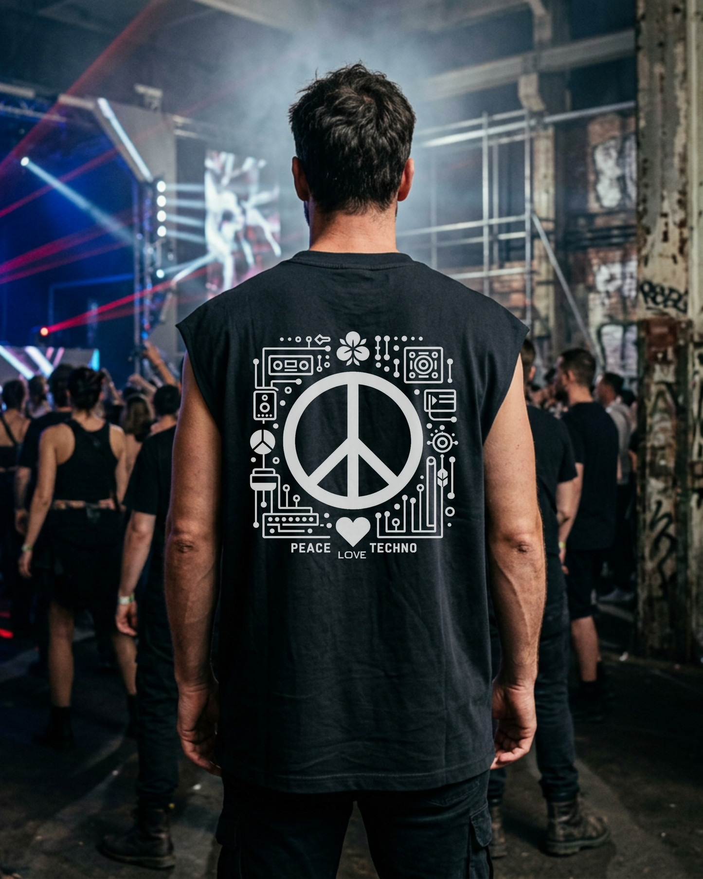 PEACE.LOVE.TECHNO - TankTop