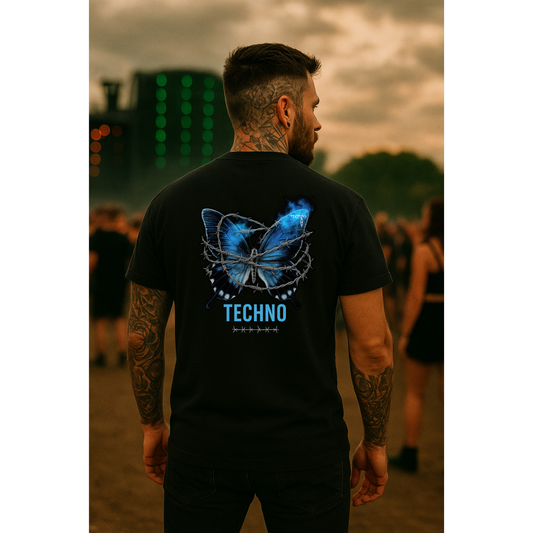 Techno Butterfly - T-Shirt
