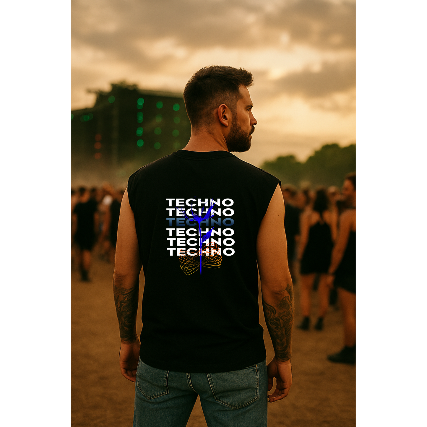 Techno Flower - Tanktop