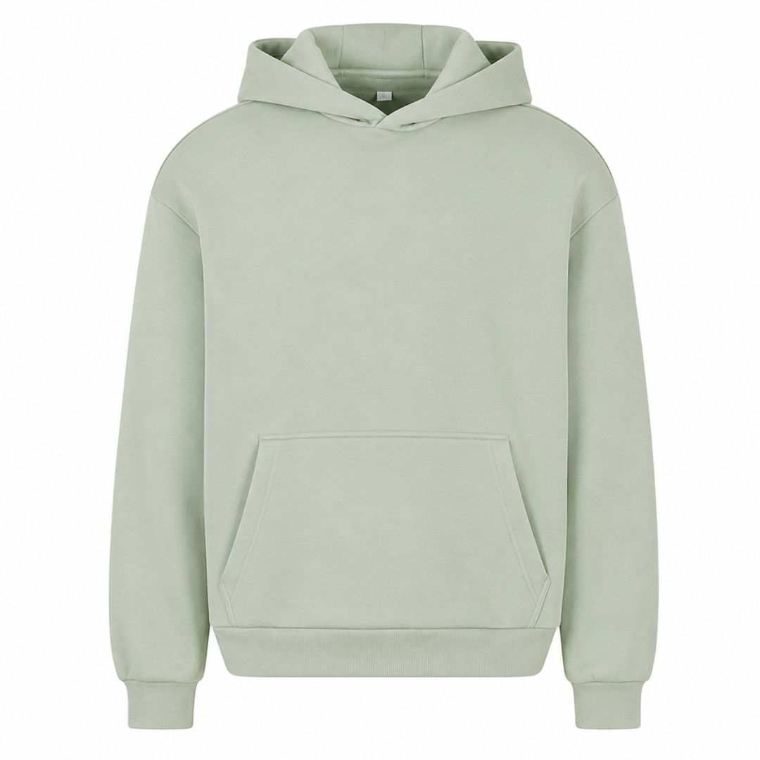 SILENCE - Oversized Hoodie - light asphalt