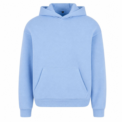 SILENCE - Oversized Hoodie - powder blue
