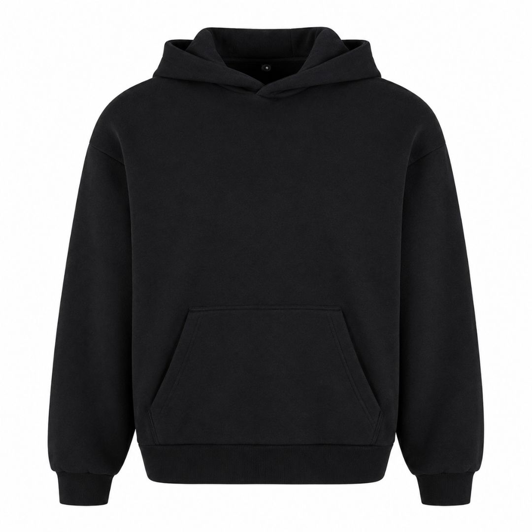 SILENCE - Oversized Hoodie - Schwarz