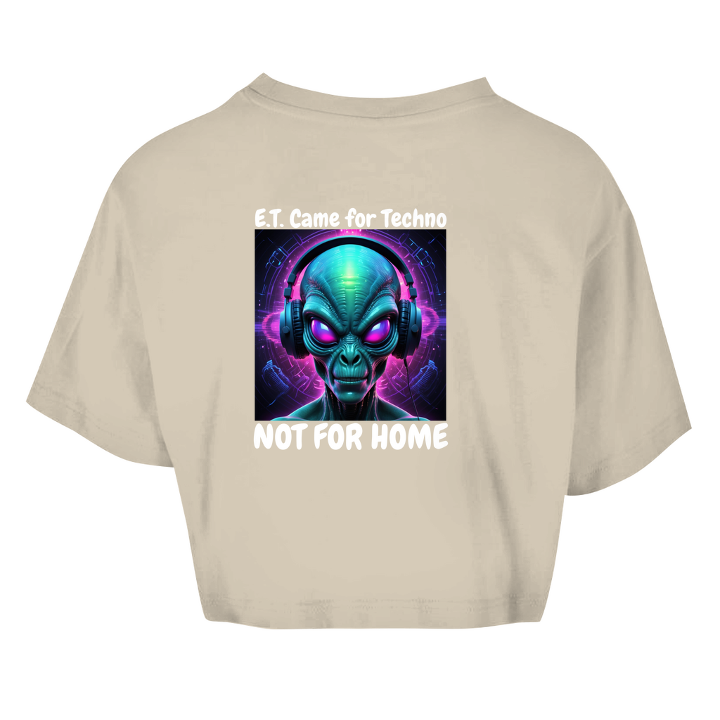 E.T. CAME FOR TECHNO - CROP TOP