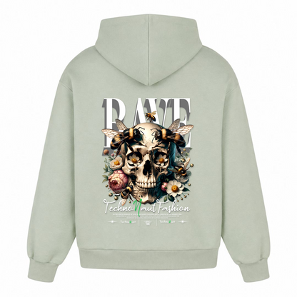 Honey & Bee - Oversized Hoodie - light asphalt