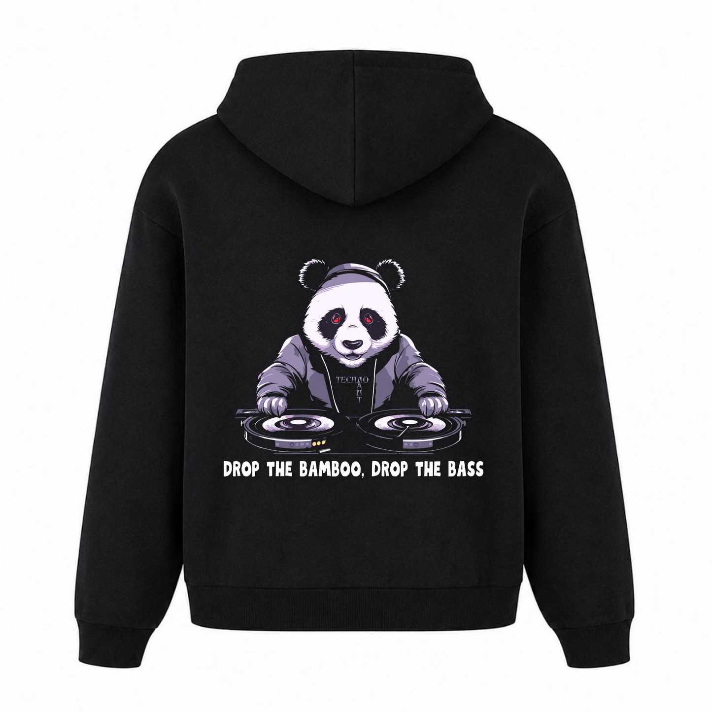 Drop the Bamboo - Oversized Hoodie - Schwarz