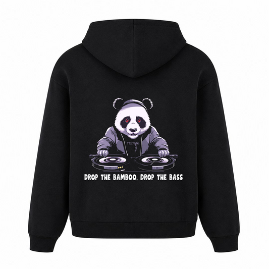 Drop the Bamboo - Oversized Hoodie - Schwarz