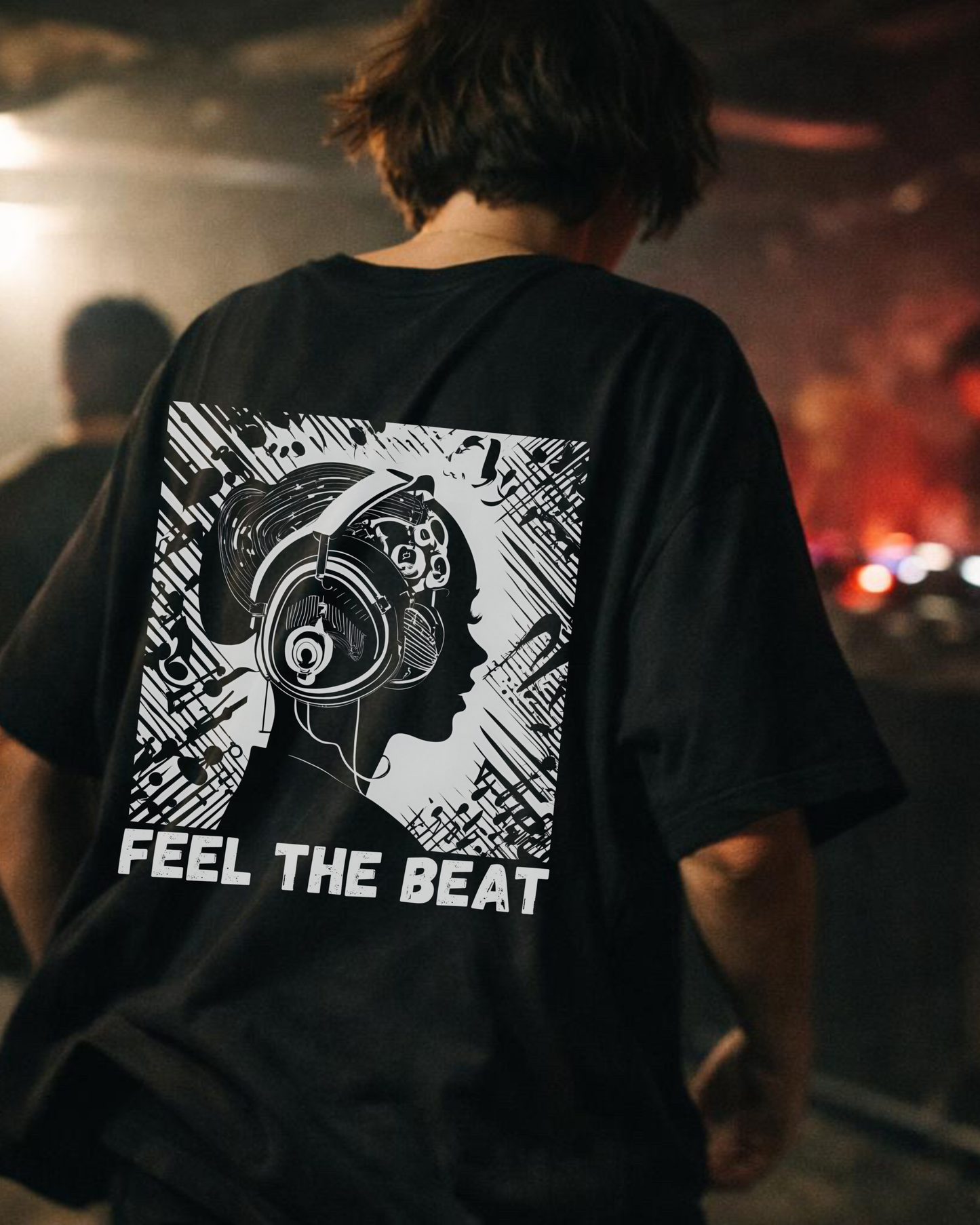 FEEL THE BEAT - Oversized shirt
