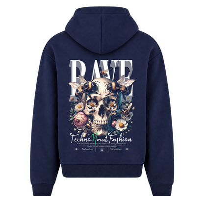Honey & Bee - Oversized Zipper - Navy - Rueckseite