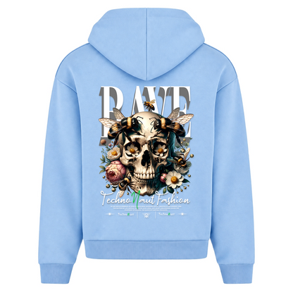 Honey & Bee - Oversized Zipper - Powder Blue - Rueckseite