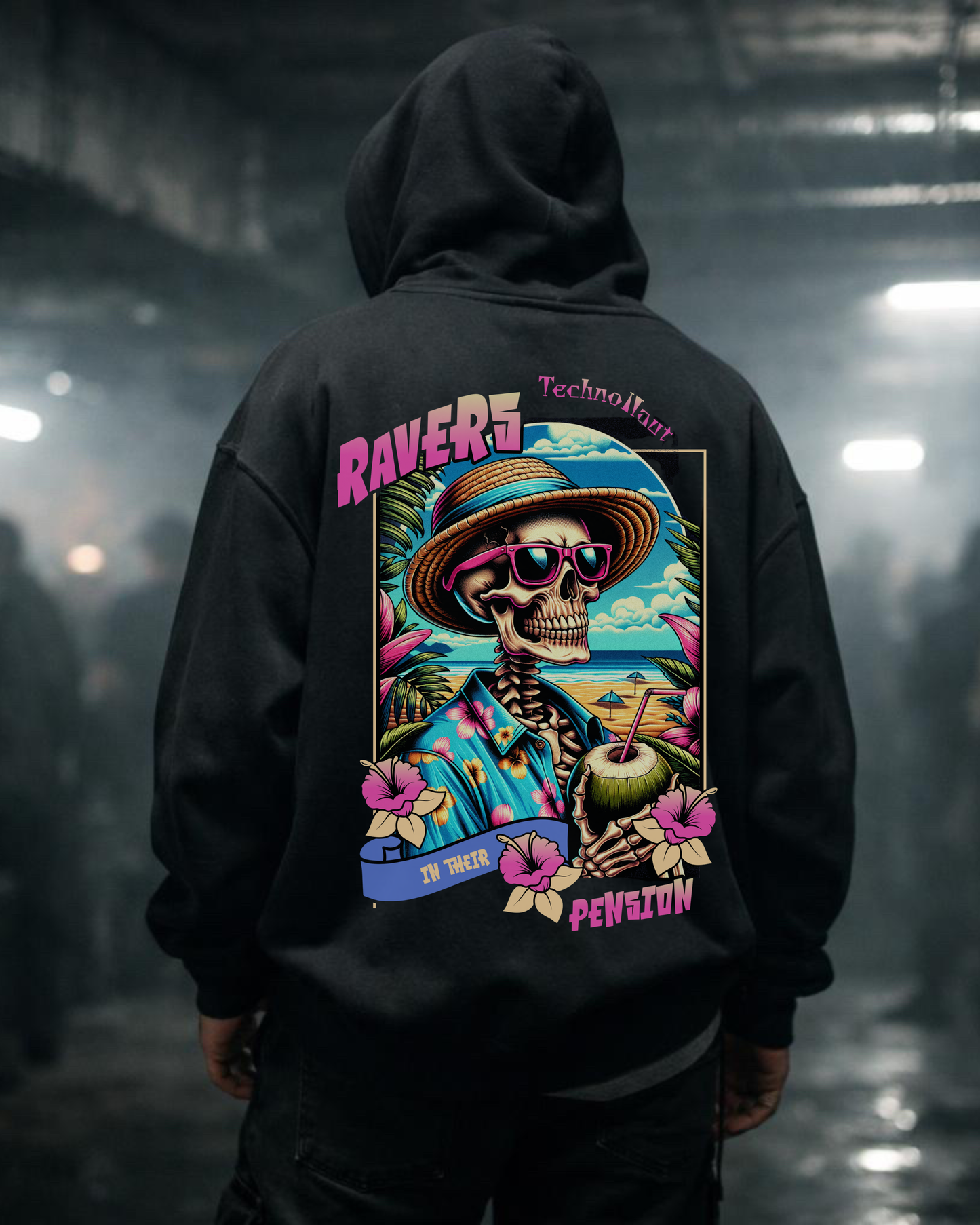 Ravers in Pension - Oversized Hoodie