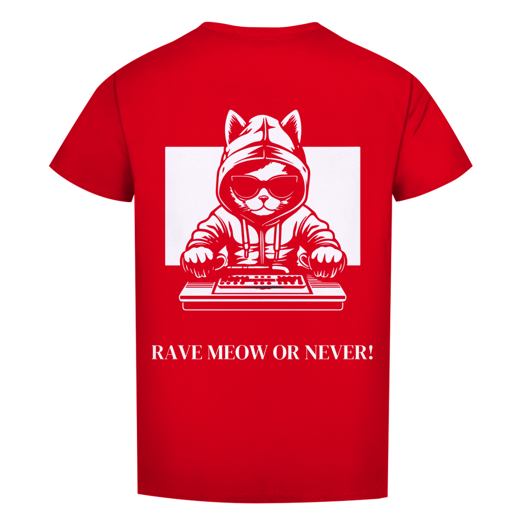 Men's Premium Organic T-Shirt Rave Meow