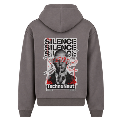 SILENCE - Oversized Zipper - Magnet - Rueckseite