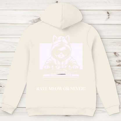 Men's Premium Organic Hoodie Rave Meow