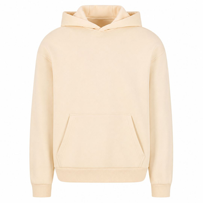 Flower - Oversized Hoodie - White Sand