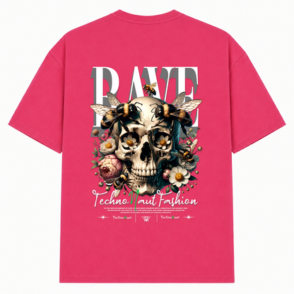 Honey & Bee -  Oversized Shirt - Hibiskus Pink