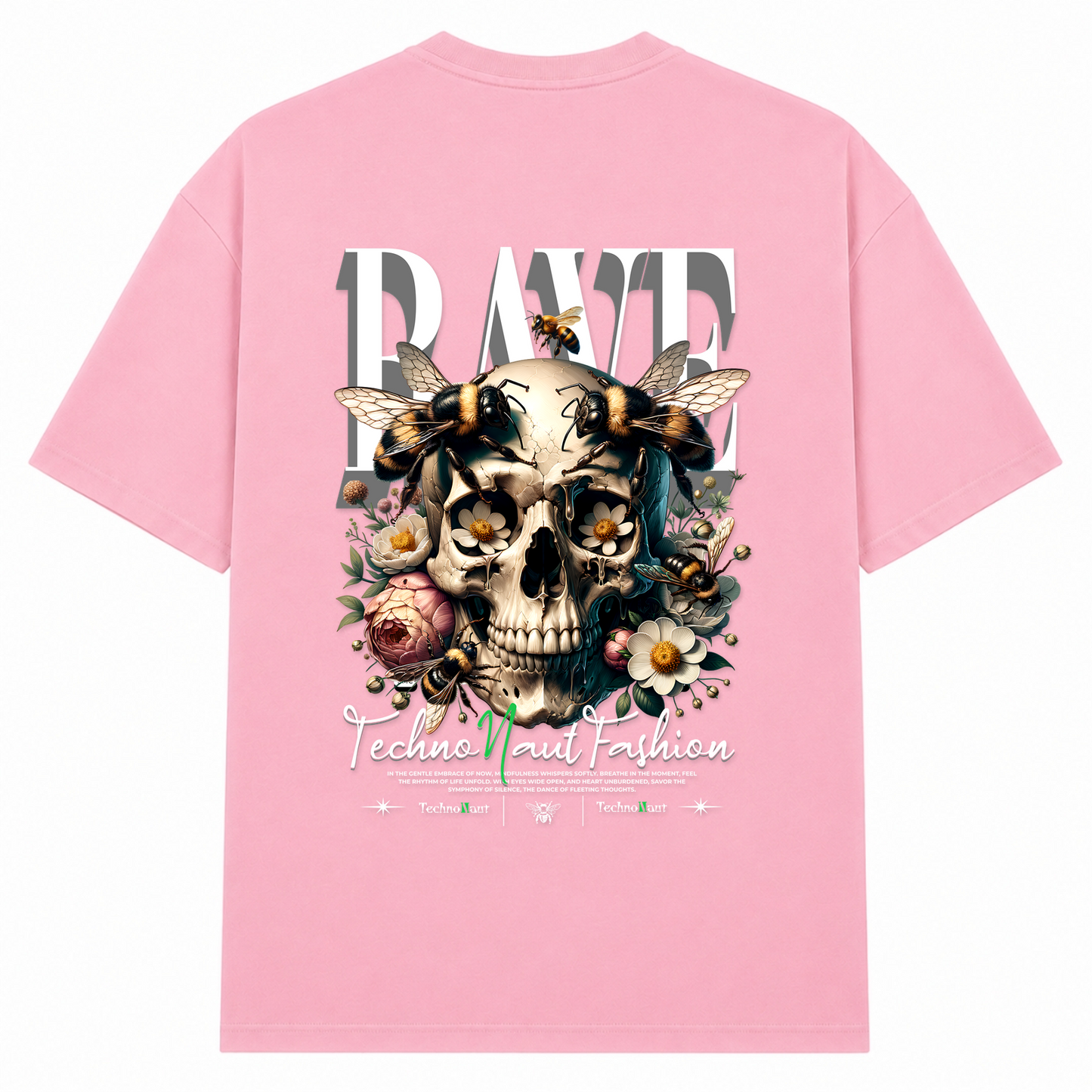 Honey & Bee -  Oversized Shirt - Soft Pink 