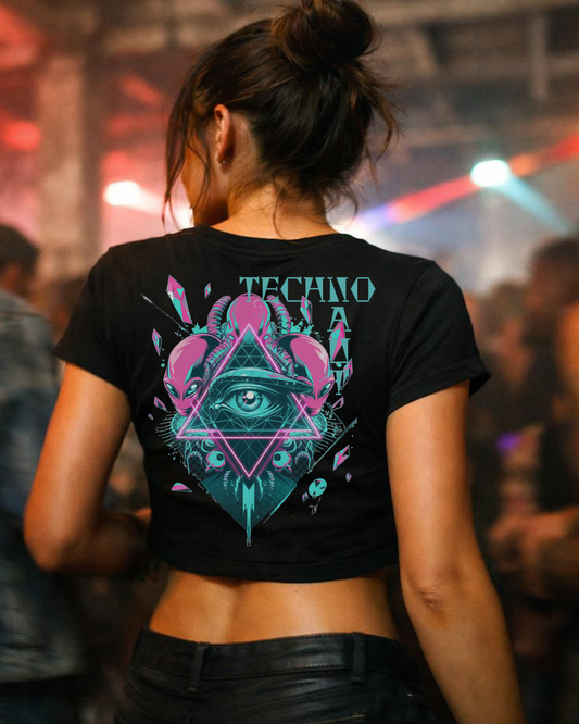 TechnoNaut is watching you - Cropped Tee