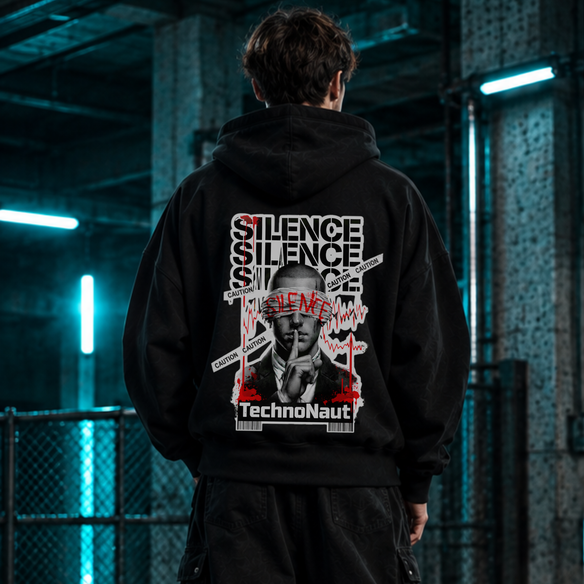 SILENCE - Oversized Zipper
