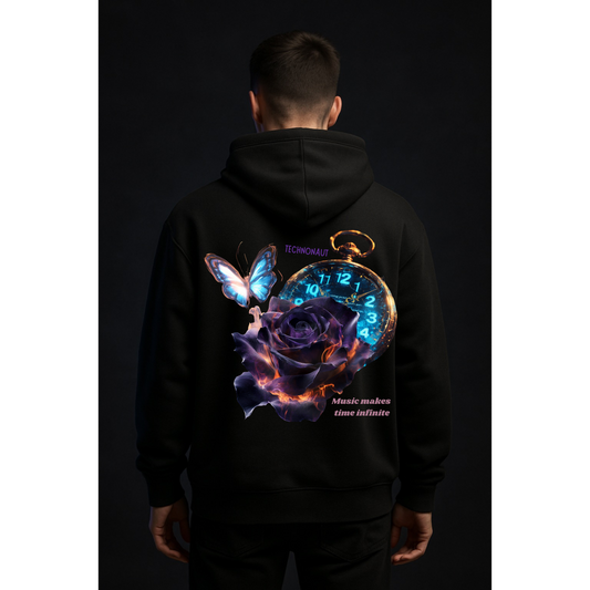 Music makes time infinite - Oversized Hoodie