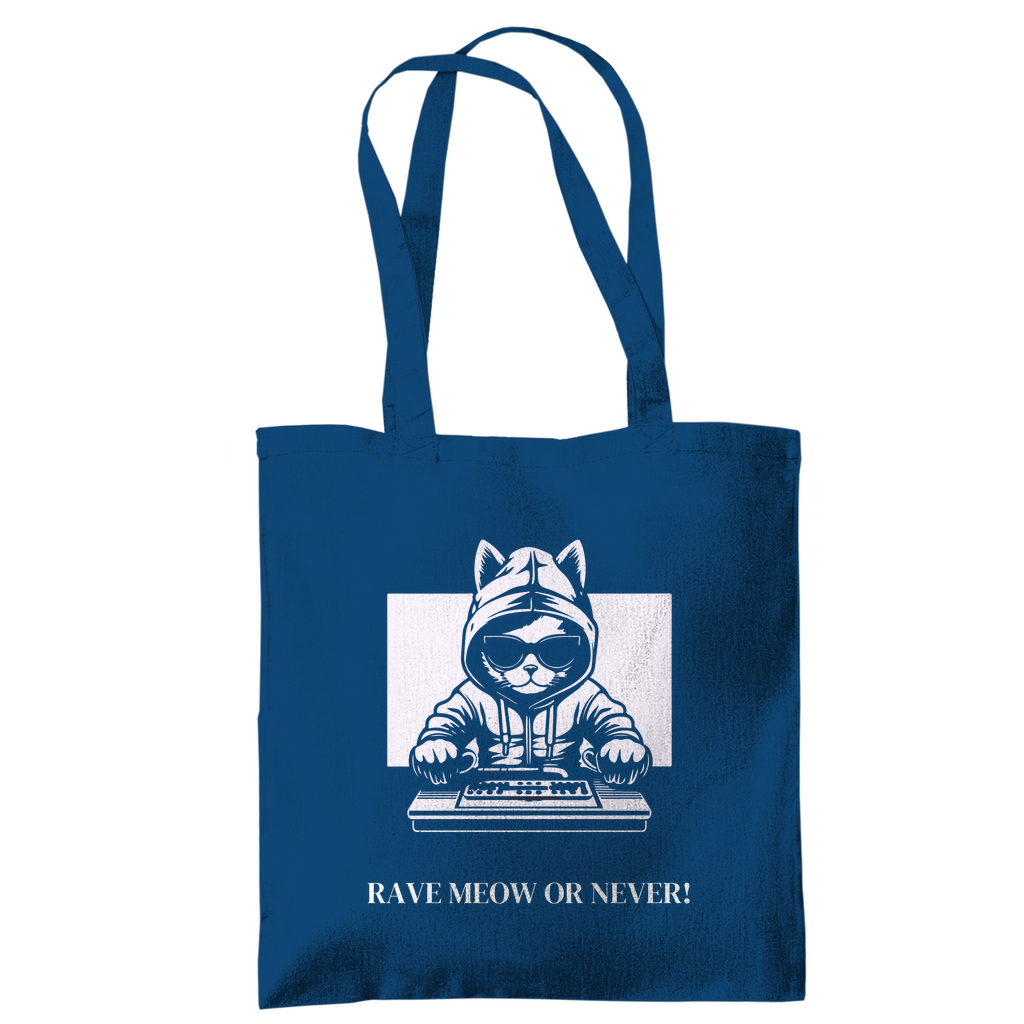 Rave Meow tote bag