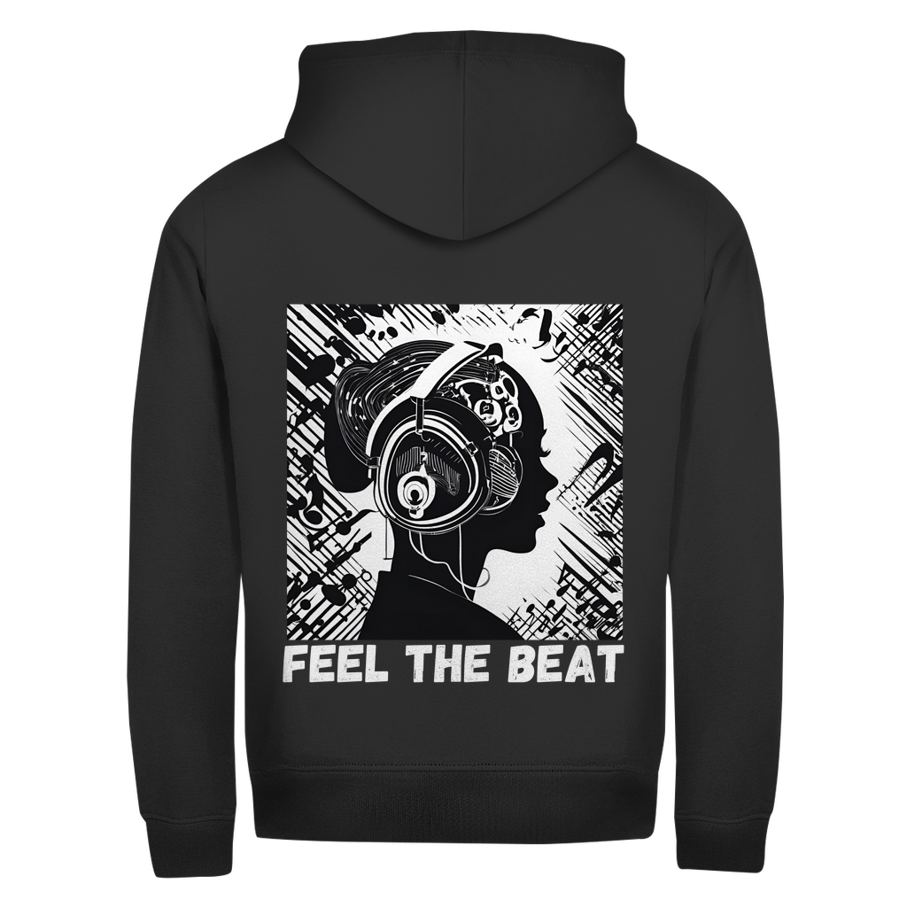 Sweat à capuche zippé pour homme FEEL THE BEAT