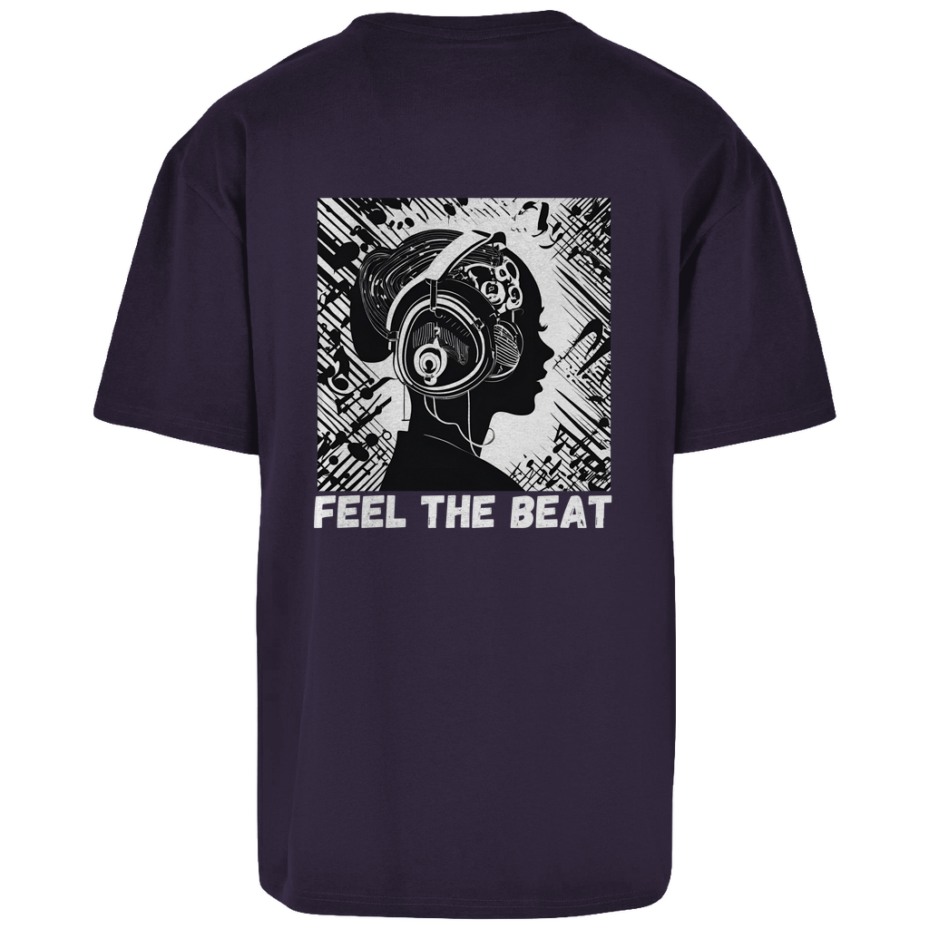 Oversized T-shirt FEEL THE BEAT