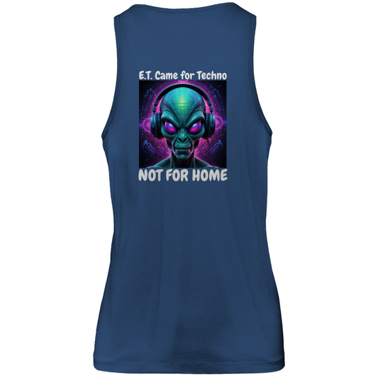 E.T. CAME FOR TECHNO - TANK TOP