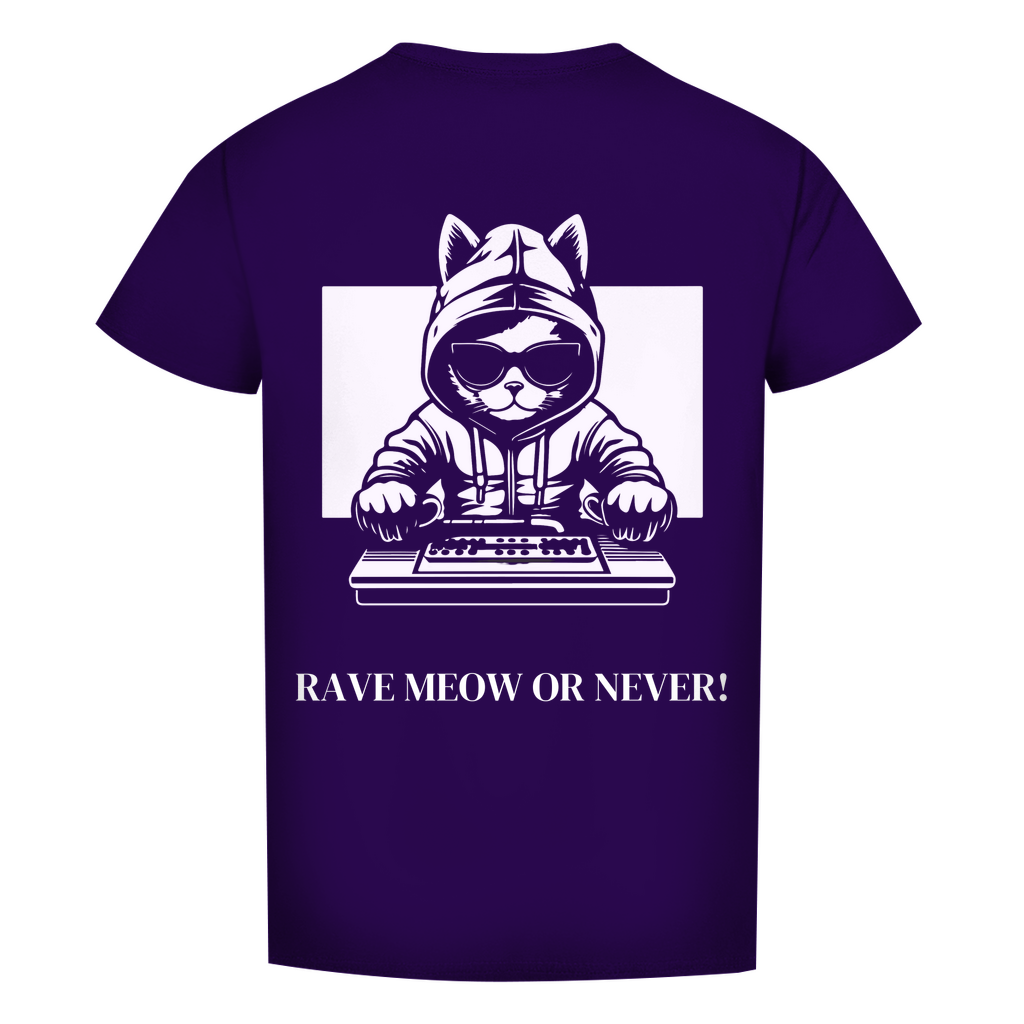 Men's Premium Organic T-Shirt Rave Meow