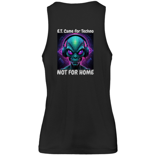 E.T. CAME FOR TECHNO - TANK TOP