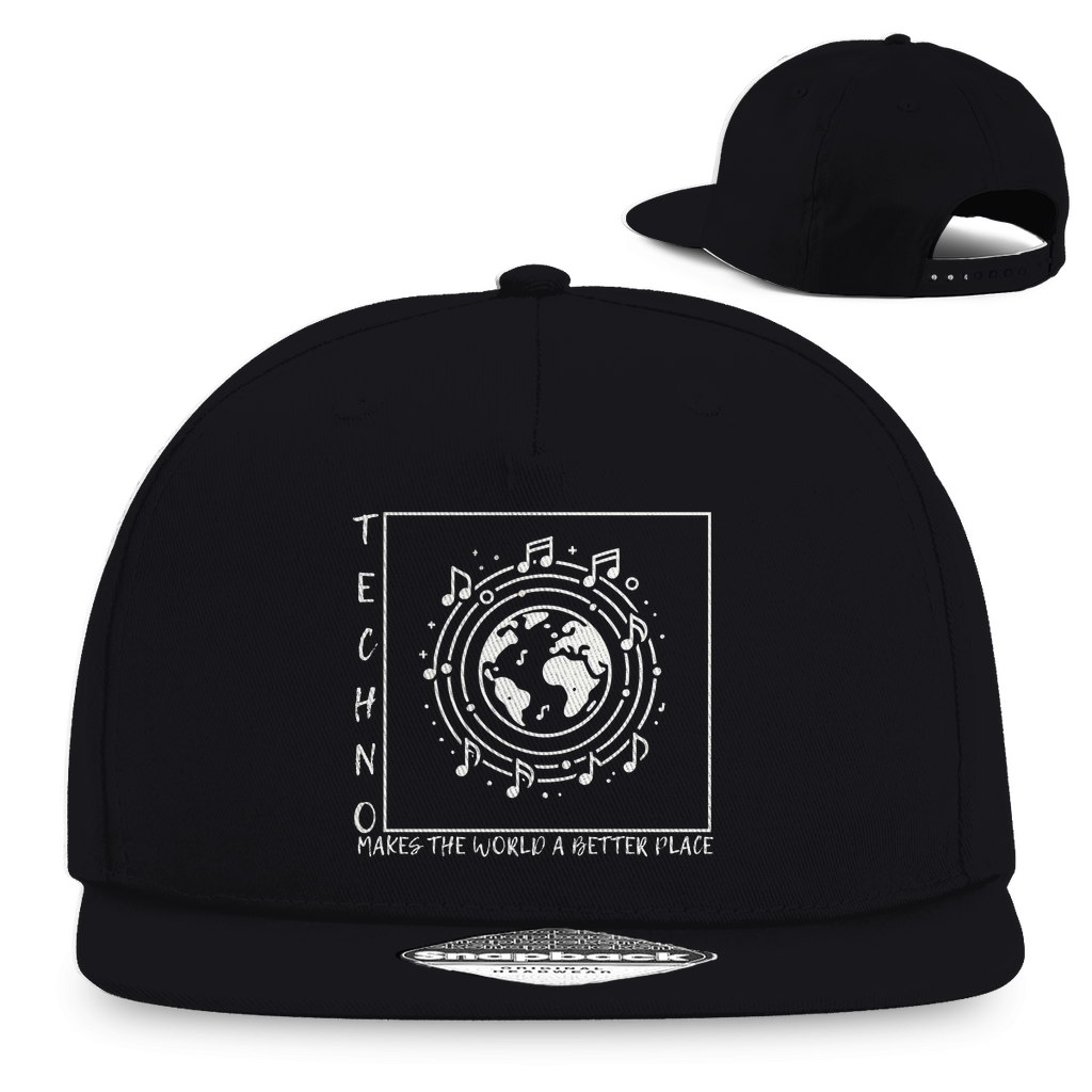 Casquette Snapback Rapper TECHNO FAIT LE MONDE