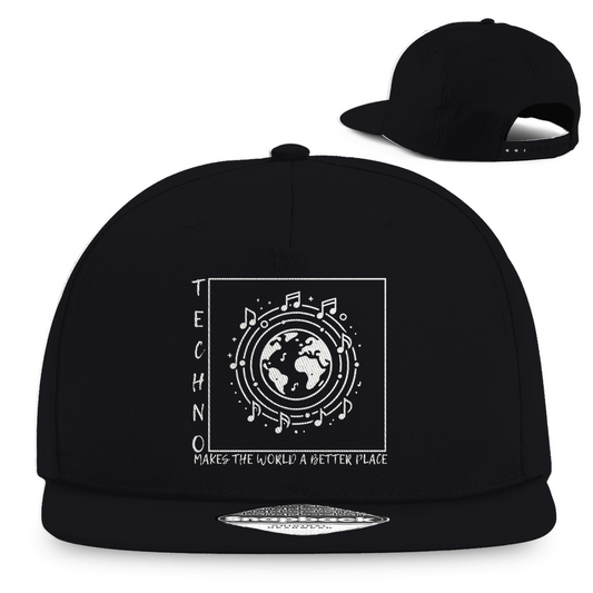 Snapback rapper cap TECHNO MAKES THE WORLD