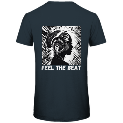 T-shirt bio premium pour homme FEEL THE BEAT