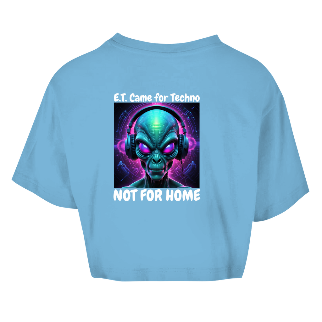 E.T. CAME FOR TECHNO - CROP TOP