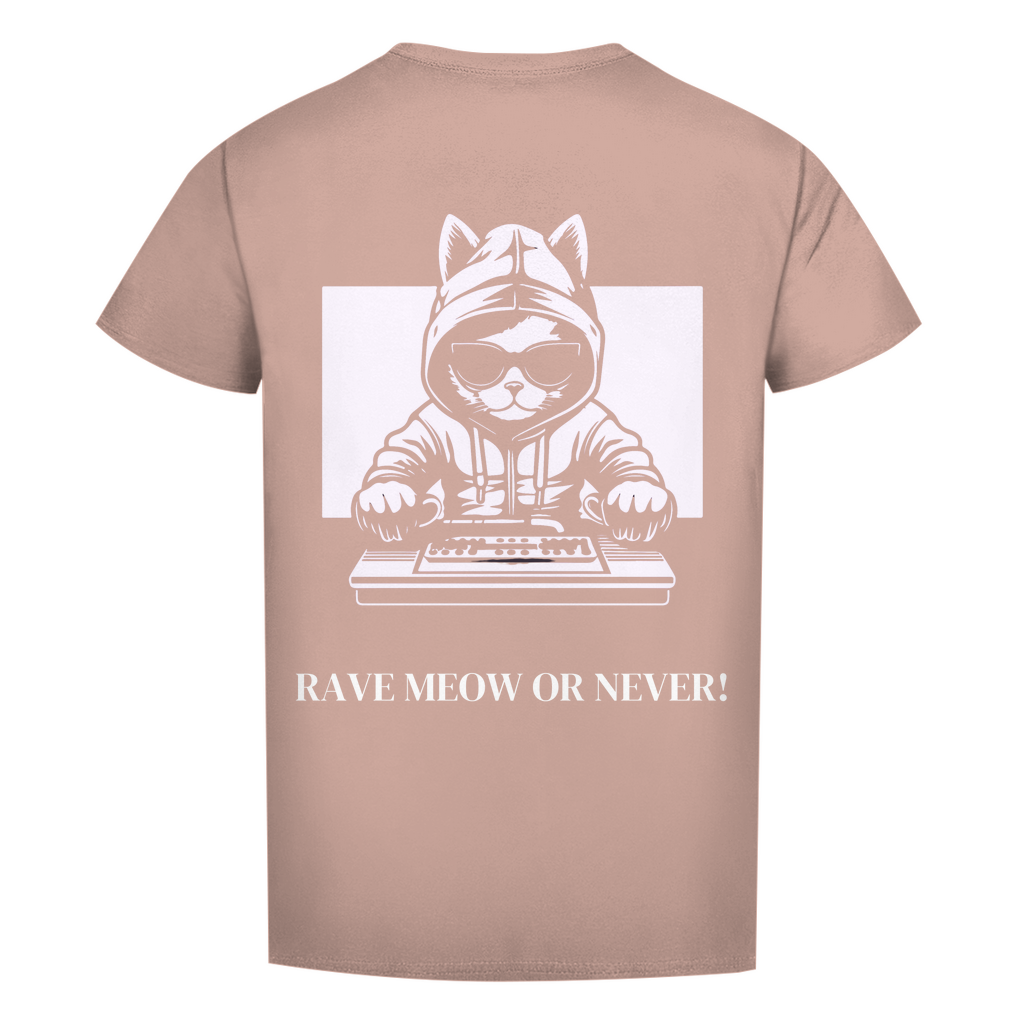 Men's Premium Organic T-Shirt Rave Meow