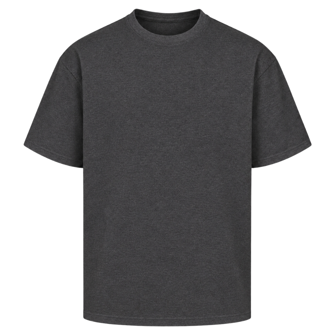 When Words Fail... - Oversized Shirt - Charcoal (Heather)