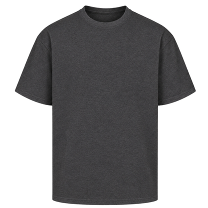 When Words Fail... - Oversized Shirt - Charcoal (Heather)