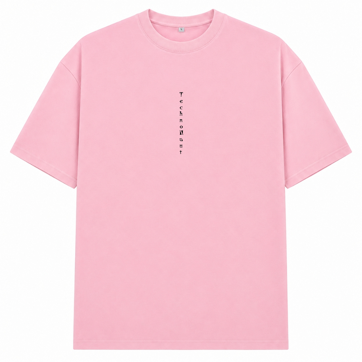 Lost in Techno -Oversized Shirt - Soft Pink 