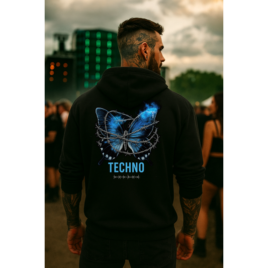 Techno Butterfly - Zipper