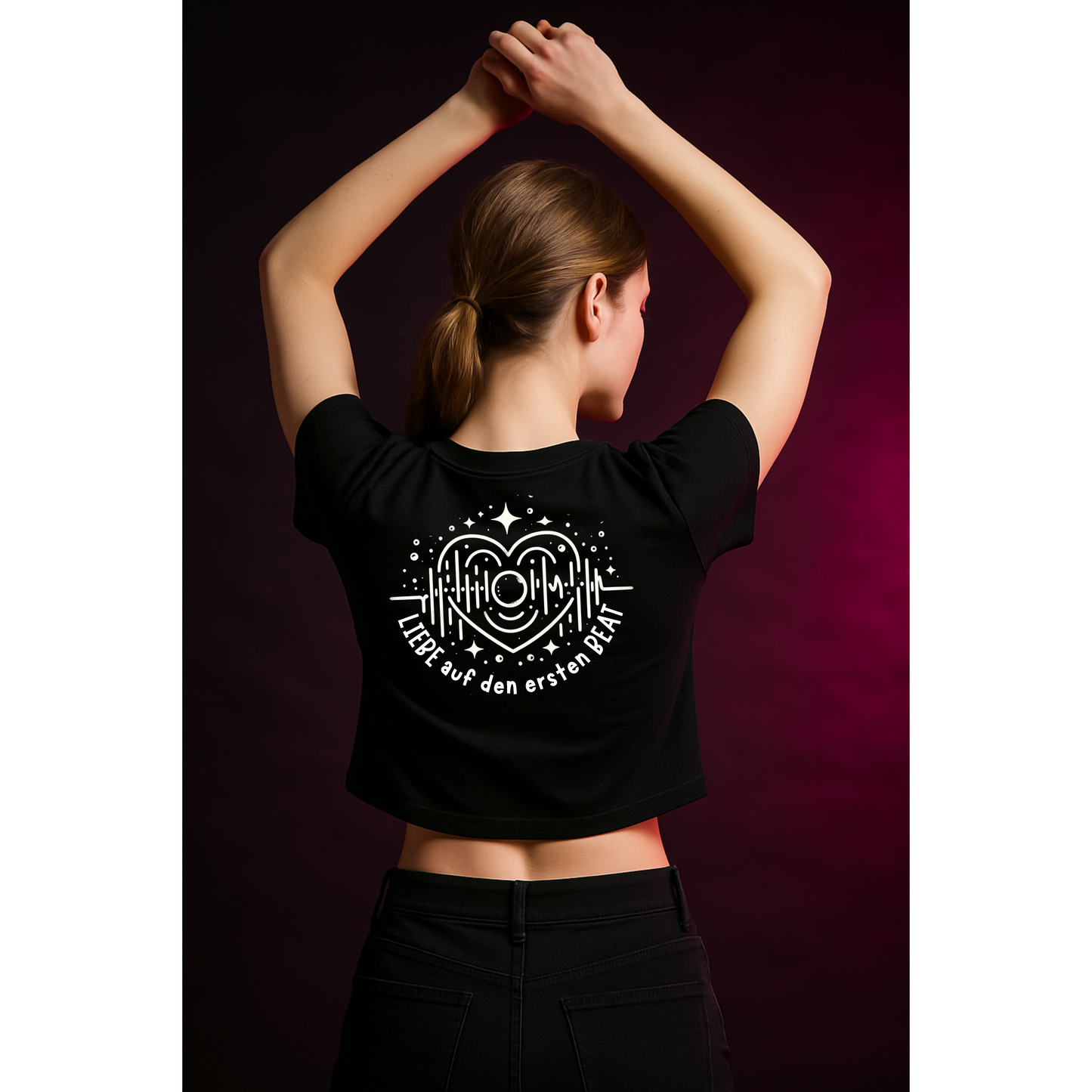 LIEBE auf den ersten BEAT - Cropped Tee