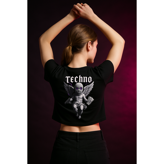 Bad Angel - Cropped Tee