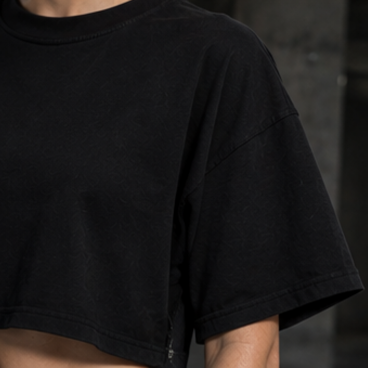 When Words Fail... - Oversized Cropped Tee