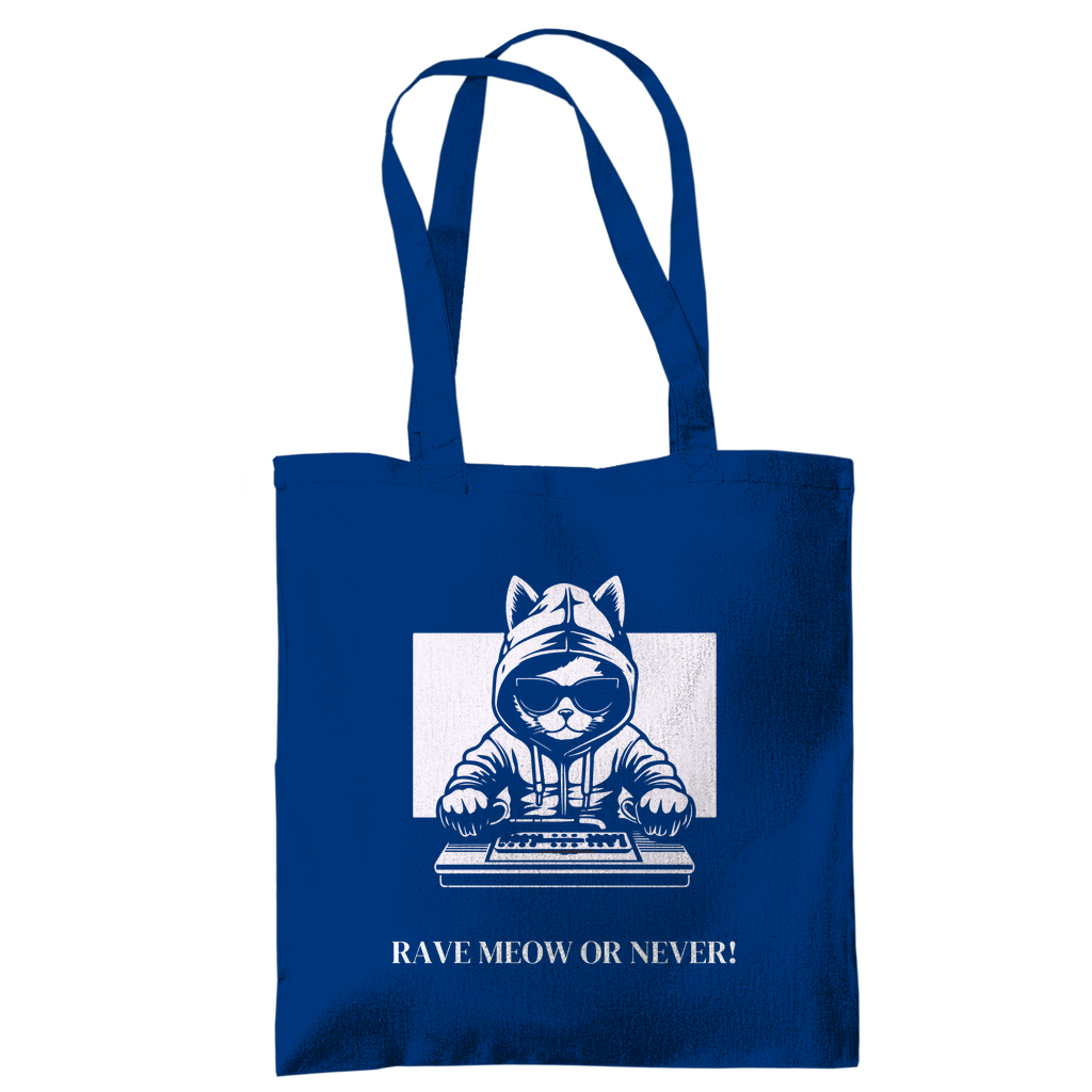 Rave Meow tote bag