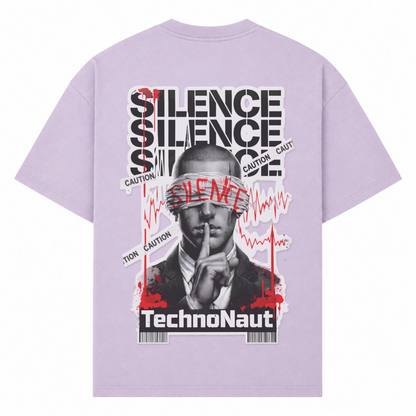 SILENCE Oversized Shirt - lilac