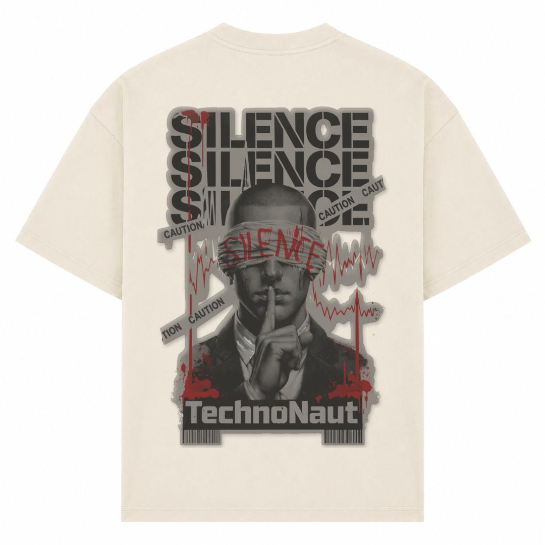 SILENCE Oversized Shirt - Sand