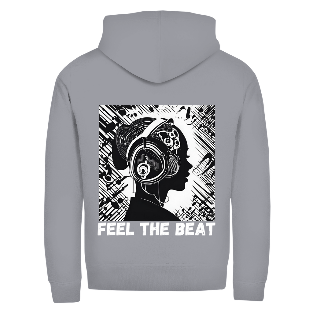 Sweat à capuche zippé pour homme FEEL THE BEAT