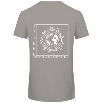 Men's Premium Organic T-Shirt TECHNO MAKES THE WORLD