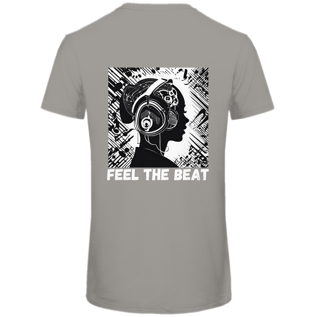 T-shirt bio premium pour homme FEEL THE BEAT