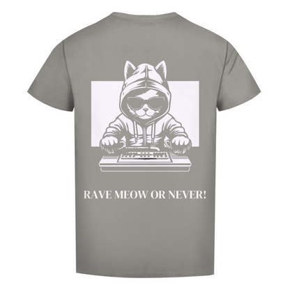 Men's Premium Organic T-Shirt Rave Meow