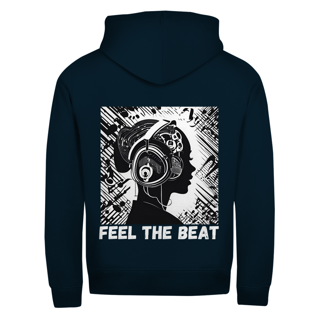 Sweat à capuche zippé pour homme FEEL THE BEAT