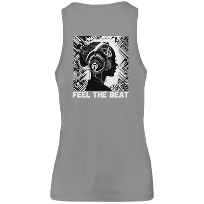 Men's premium tank top FEEL THE BEAT